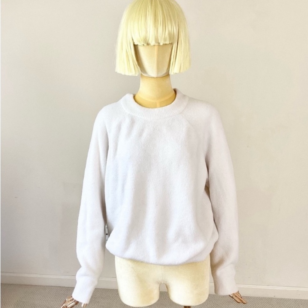 Cotton Candy Los Angeles White Crew Neck Sweater